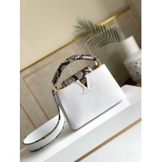 Louis Vuitton Capucines Mini Bag M95509 White