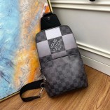 Louis Vuitton Avenue Sling Bag Damier Graphite Giant N40403 Grey