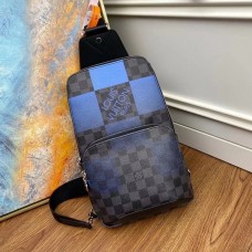 Louis Vuitton Avenue Sling Bag Damier Graphite Giant N40403 Blue