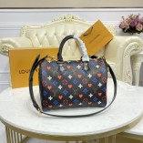 Louis Vuitton Game On Speedy Bandoulière 25 Monogram in Black M57466