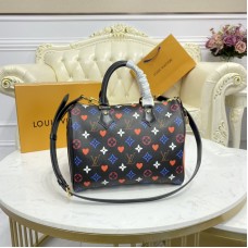 Louis Vuitton Game On Speedy Bandoulière 25 Monogram in Black M57466