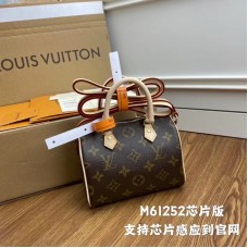 Louis Vuitton Speedy Bandoulière Nano Monogram in Brown M61252