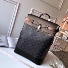 Louis Vuitton Steamer Backpack Monogram Eclipse Canvas Black M44052