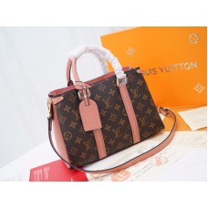 Louis Vuitton Soufflot BB Monogram Canvas Natural Leather M44815