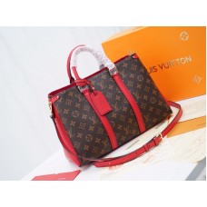 Louis Vuitton Soufflot MM Monogram Canvas Colored Leather M44899