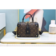 Louis Vuitton Petite Malle Souple Monogram Leather M45571