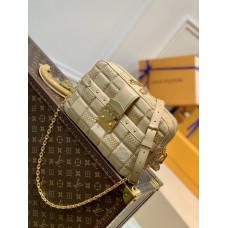 Louis Vuitton Troca MM Damier Quilt Lambskin Beige M59111