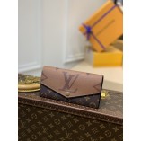 Louis Vuitton Sarah Wallet Monogram Reverse Coated Canvas M80726