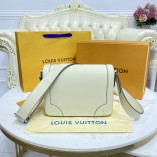 Louis Vuitton New Flap Messenger Beige Taiga Cowhide Leather M30813 