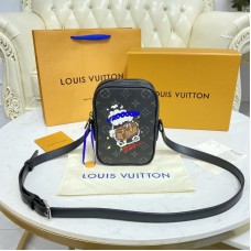 Louis Vuitton Danube PM Monogram Eclipse Coated Canvas M45928