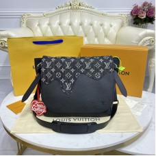 Louis Vuitton Besace Tokyo Black Monogram Denim And Taurillon Leather M45971