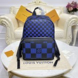 Louis Vuitton Campus Backpack Navy Blue And Black M50021