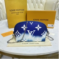 Louis Vuitton Escale Pochette Cosmetique Chain Bag M69139 Blue