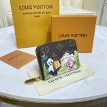 Louis Vuitton Monogram Coated Canvas Zippy Coin Purse M80865