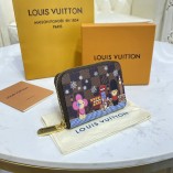 Louis Vuitton Monogram Coated Canvas Zippy Coin Purse N60492