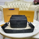 Louis Vuitton S Lock Messenger Black M58489