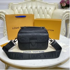 Louis Vuitton S Lock Messenger Black M58489