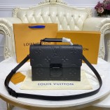 Louis Vuitton Ambassadeur PM Black Cowhide Leather M58711