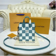 Louis Vuitton Sac Plat XS Cowhide Leather N60495 Blue