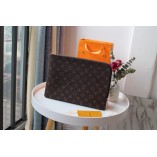 Louis Vuitton Etui Voyage GM Second Clutch Bag Brown