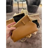 Fendi First Small leather bag Brown