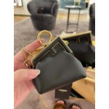 Fendi First Nano Black nappa leather charm