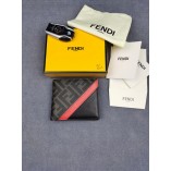 Fendi US Dollar Fabric Bifold Wallet 3 Colour