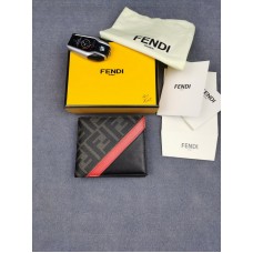 Fendi US Dollar Fabric Bifold Wallet 3 Colour