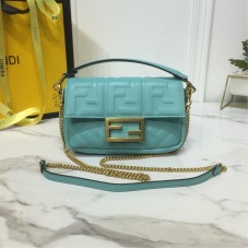 Fendi Iconic mini Baguette bag In Blue