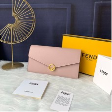 Fendi Long Flap Wallet Pink