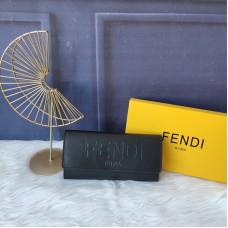 Fendi Roma Long Wallet Black