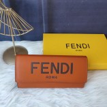 Fendi Roma Long Wallet Brown