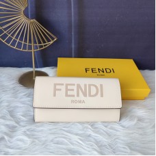 Fendi Roma Long Wallet White