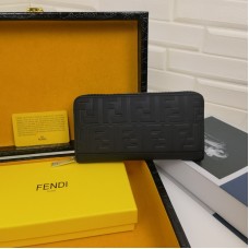 Fendi Zipper FF Long Wallet