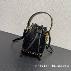 Fendi Mon Tresor Bag Bucket Bag FF8945 Black