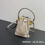 Fendi Mon Tresor Bag Bucket Bag FF8945 White