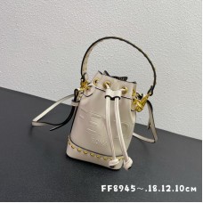 Fendi Mon Tresor Bag Bucket Bag FF8945 White