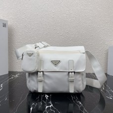 Prada Re-Nylon shoulder bag White 1BD953