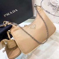 Prada Re-Edition 2005 Nylon Bag Apricot 1BH204