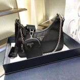 Prada Re-Edition 2005 Nylon Bag Black 1BH204