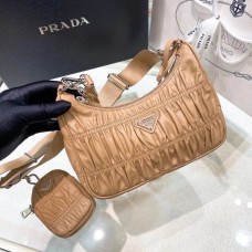 Prada Re-Edition 2005 Nappa Gaufré bag Apricot