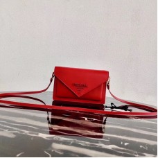 Prada Saffiano Leather Mini Bag 1BP020 Red