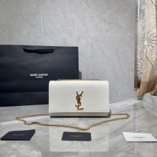 Saint Laurent KATE 24cm Bag 364021 White 