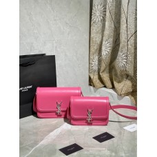 Saint Laurent Rue De Solferino Box Bag Pink