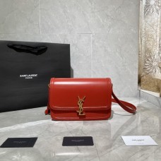 Saint Laurent Rue De Solferino Box Bag Red 