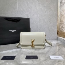 Saint Laurent Rue De Solferino Box Bag White