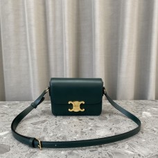 Celine Triomphe Bag Double C lock Box 0210 In Green