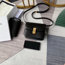 Celine Hand Rubbing Box Bag Black 11043