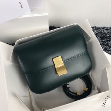 Celine Classic Box Bag Dark Green 189173