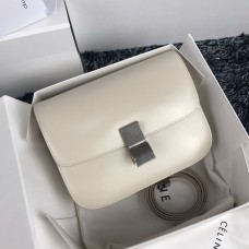 Celine Classic Box Bag White 189173